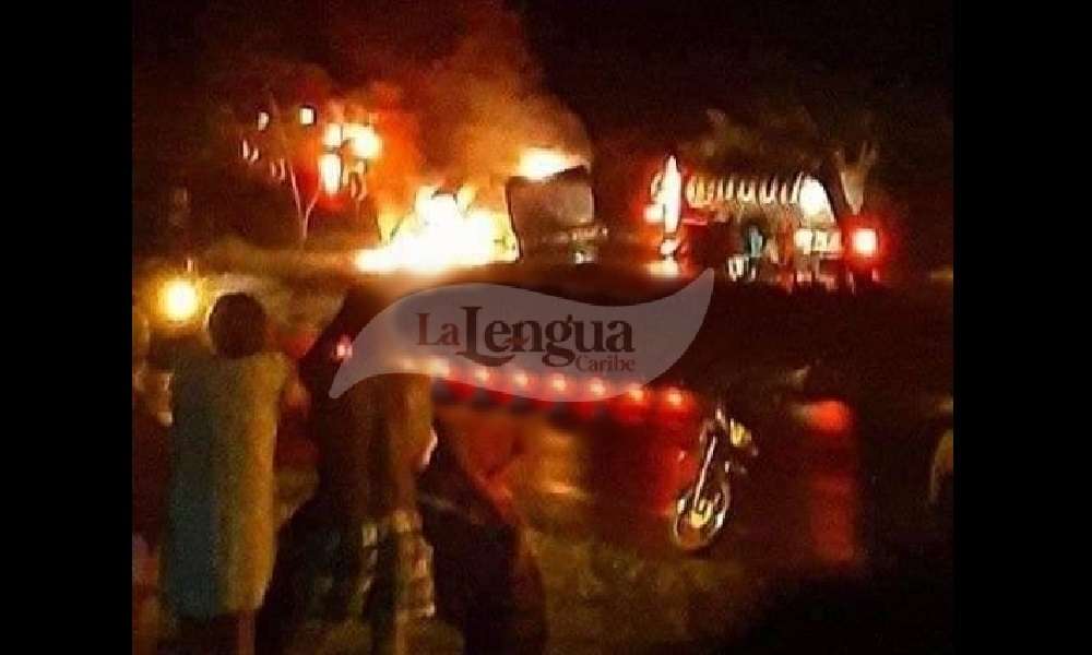 Tractomula se incendió en la vía Sahagún – Montería