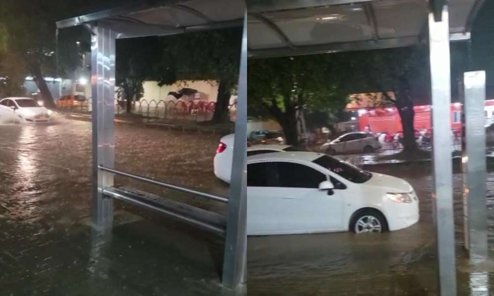 Fuerte aguacero dejó varios sectores inundados en Montería