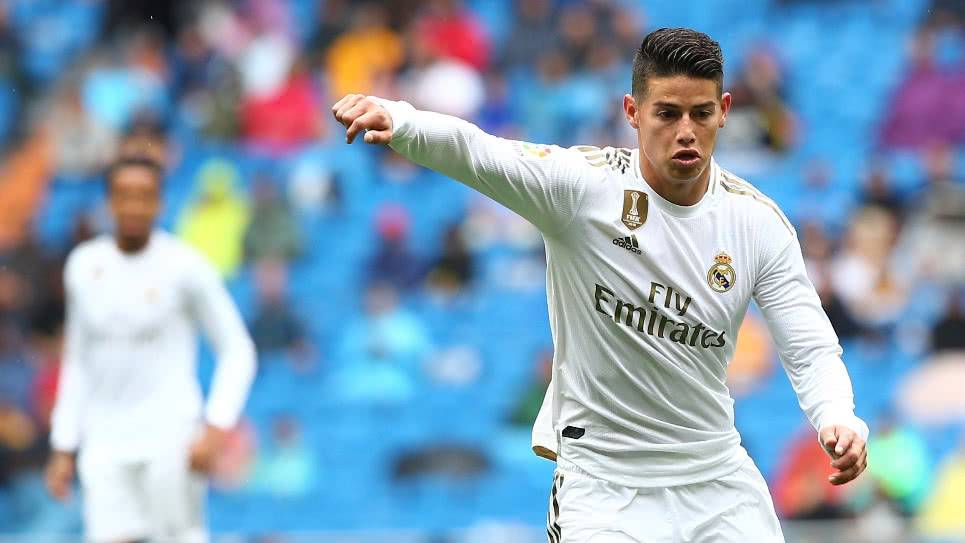 Con confianza, James fue figura en la victoria del Real Madrid sobre el Levante