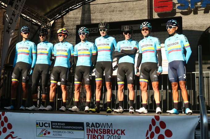 Nómina de lujo, Colombia dio a conocer el equipo para el Mundial de Ciclismo en ruta en Inglaterra