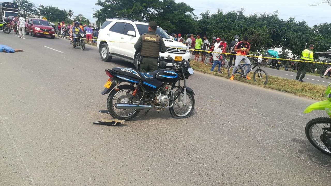 Choque de motos dejó un muerto en la vía Mocarí – Terminal