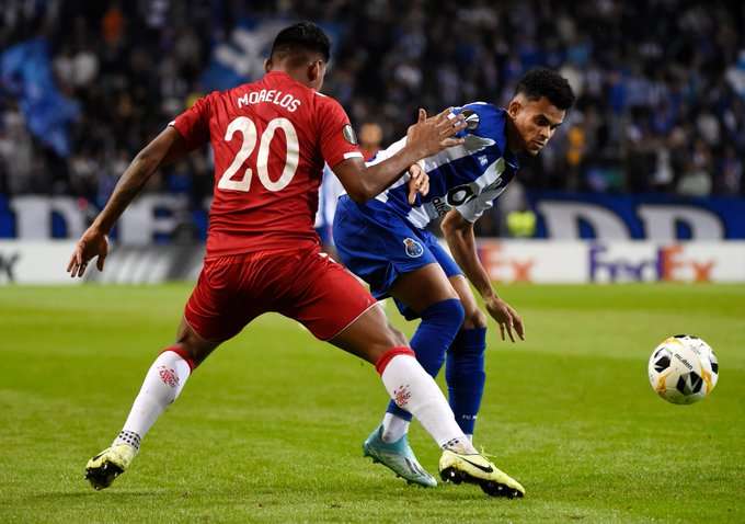 Luis Díaz y Alfredo Morelos anotaron en el empate de Porto y Rangers por Europa League