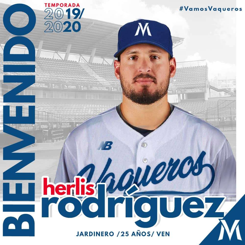 El outfield venezolano Herlis Rodríguez se convirtió en la tercera contratación extranjera de Vaqueros