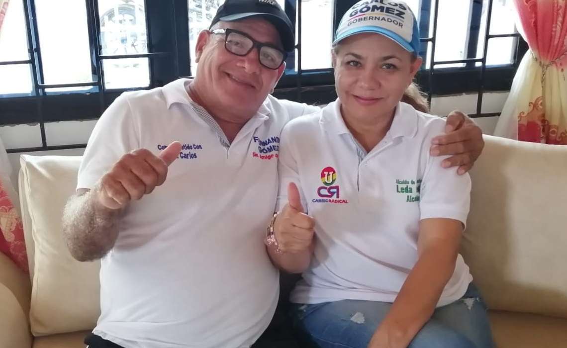 Leda López, candidata a la alcaldía de San Carlos recibe el respaldo de Fernando Gómez
