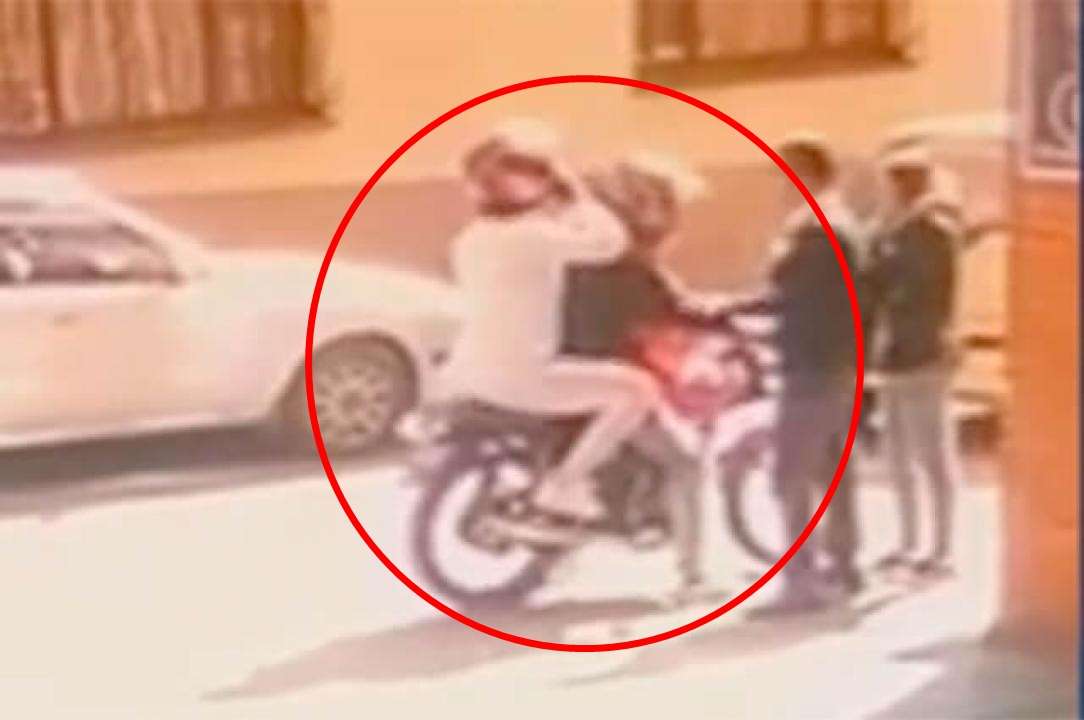 Revelan rostro del hombre que conducía la moto en la que Aida Merlano escapó