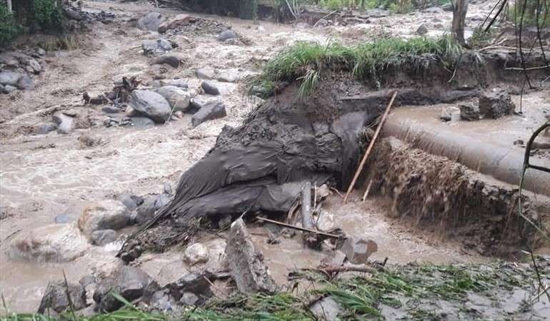 Niño de 2 años desaparece en medio de creciente súbita en Cauca