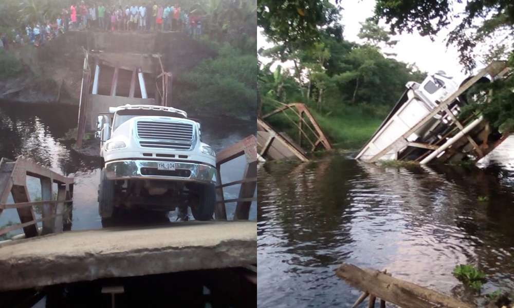 Por falta de mantenimiento se desplomó puente en zona rural de San Pelayo