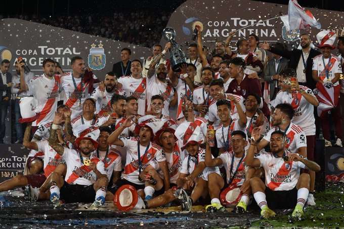 La banda colombiana: Quintero, Borré y Carrascal, campeones de la Copa Argentina con River Plate