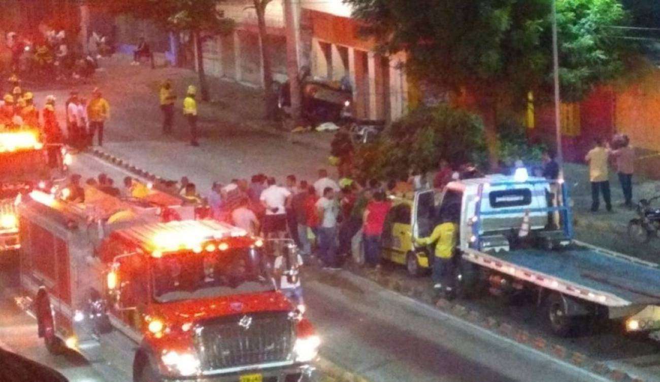 Tres muertos y tres heridos dejó aparatoso accidente en Barranquilla