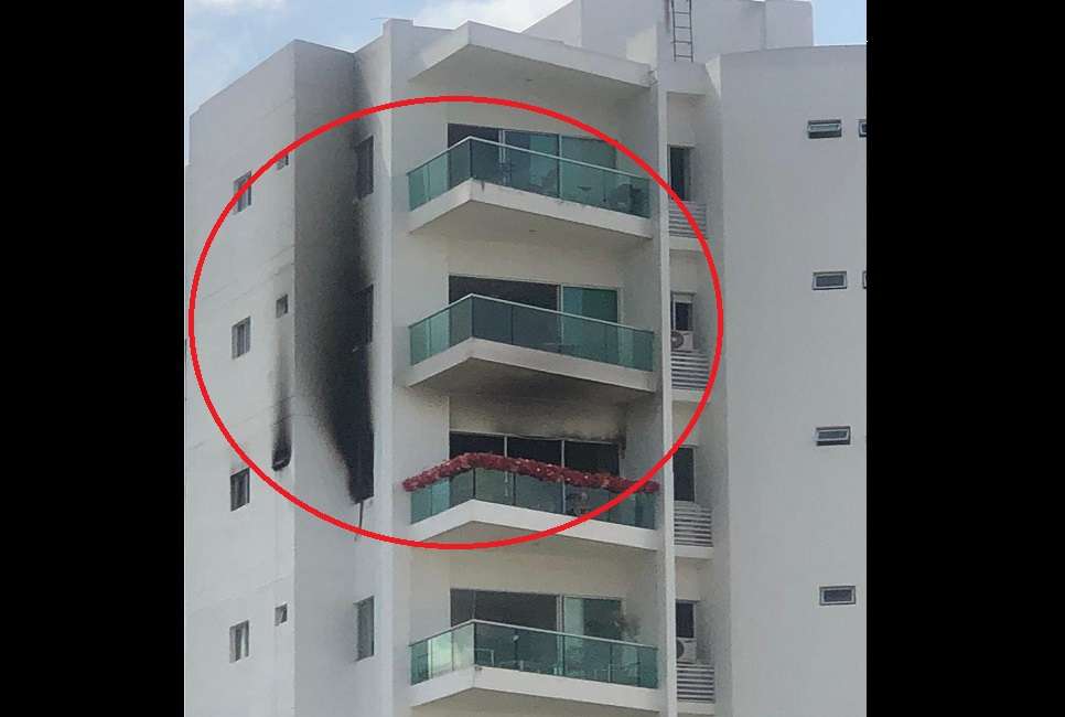 Pánico causó incendio en edificio en el norte de Montería