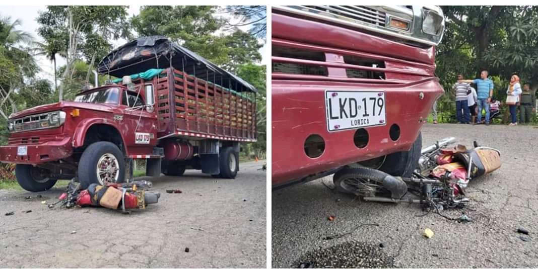 Un herido dejó accidente en la vía San Bernardo del Viento – Lorica