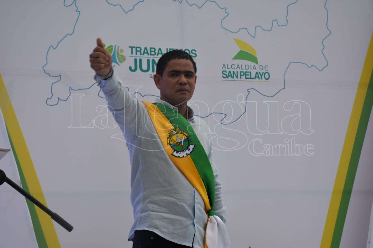 “Gracias al pueblo pelayero”: Harving Espitia tras posesionarse como alcalde de San Pelayo