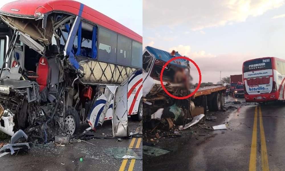 Accidente de bus de Brasilia dejó un muerto y 15 heridos