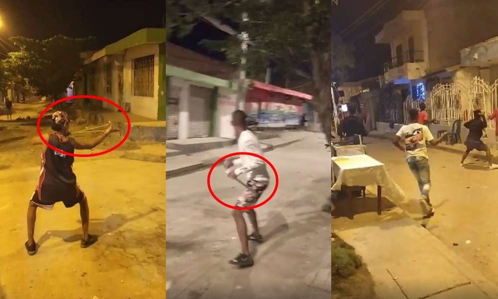 A piedra, palo y machete: peleas entre pandillas, el pan de cada día en el barrio Nelson Mandela de Cartagena