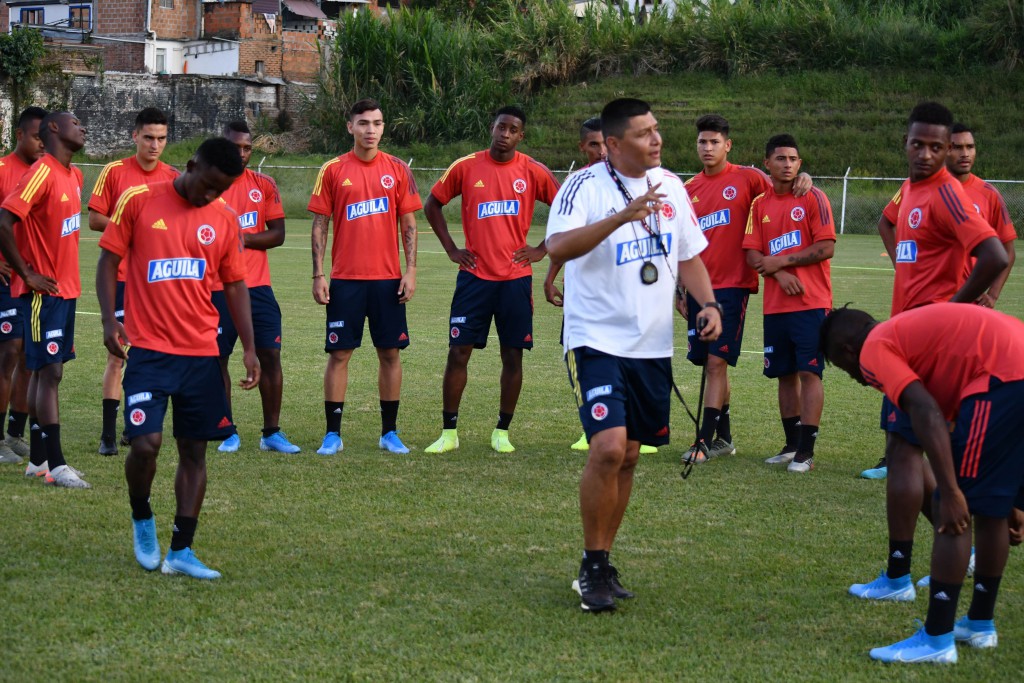 Selección Colombia ultima detalles para su debut en el Preolímpico