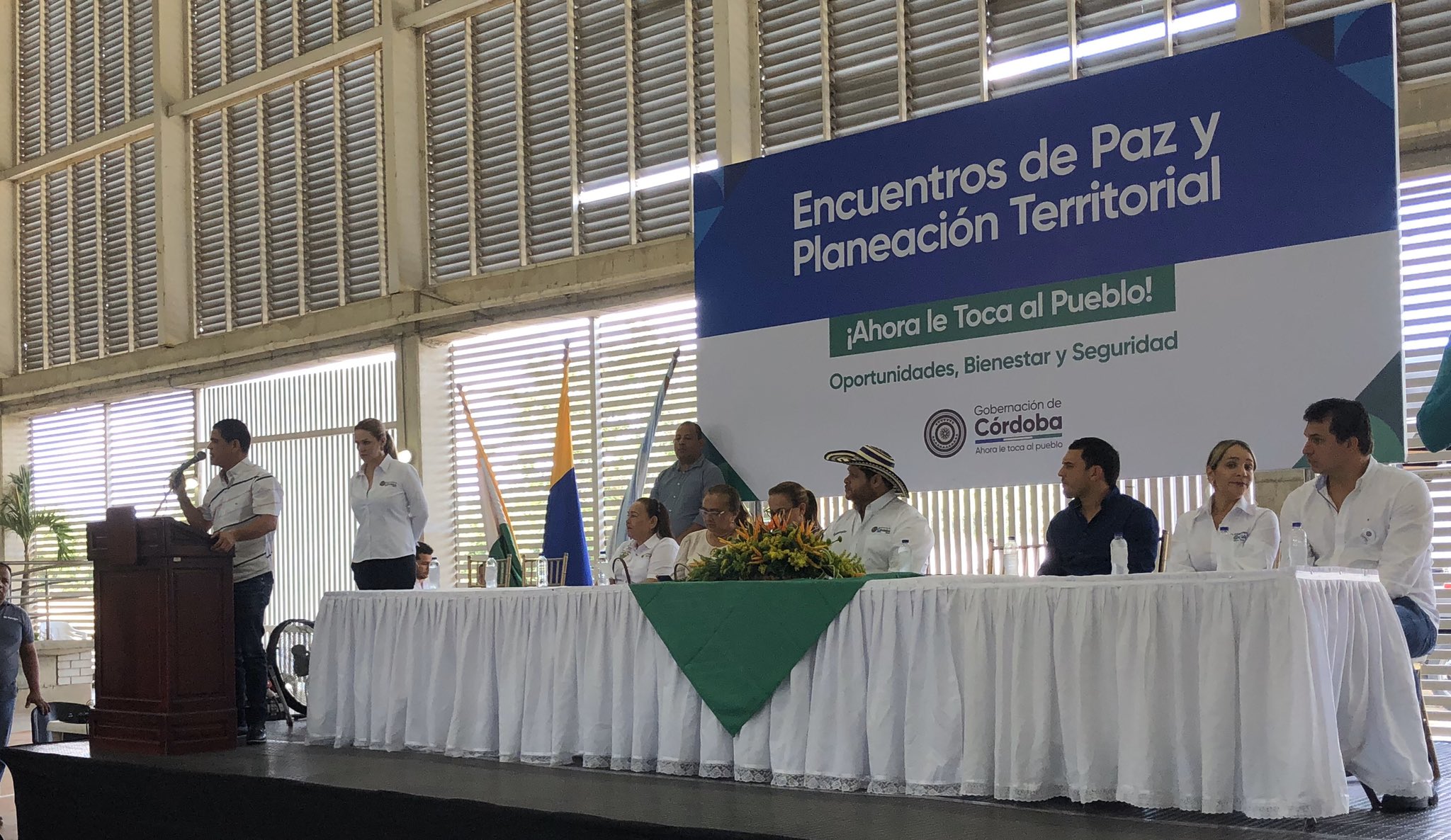 Alcalde de San Pelayo participó del segundo encuentro Territorial de Paz y Planeación