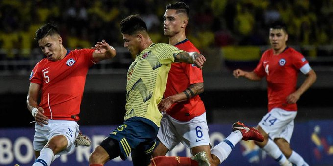 Cada vez más cerca de Tokio 2020, Colombia igualó ante Chile y avanzó a las finales del Preolímpico