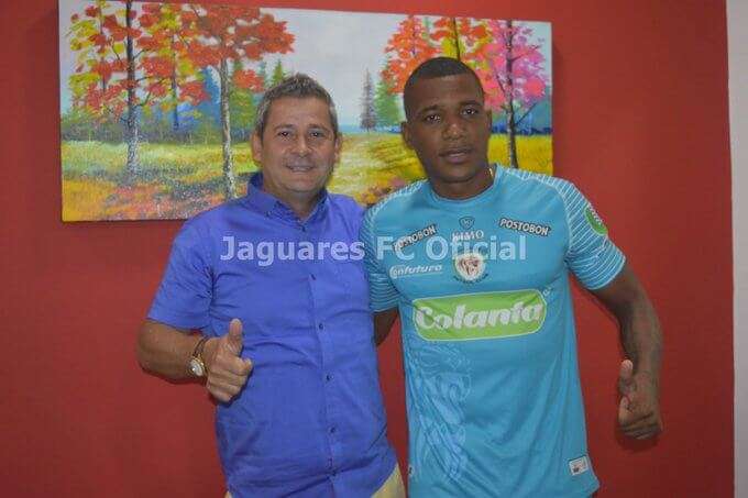 Wilder Guisao, nuevo jugador del equipo cordobés Jaguares