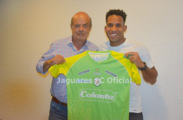 El venezolano Diomar Díaz es nuevo jugador de Jaguares de Córdoba