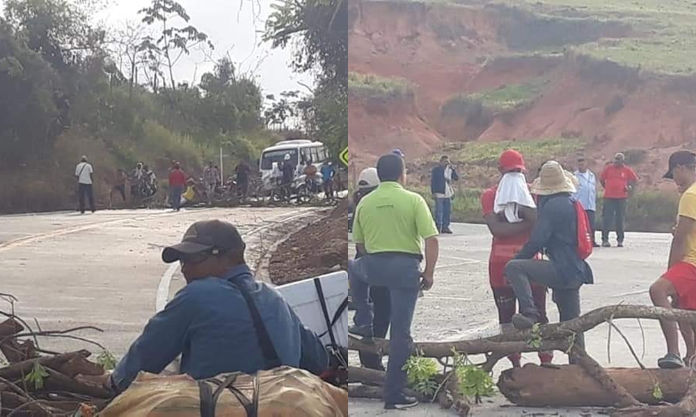 Por falta de agua potable bloquearon la vía Puerto Libertador – Montelíbano