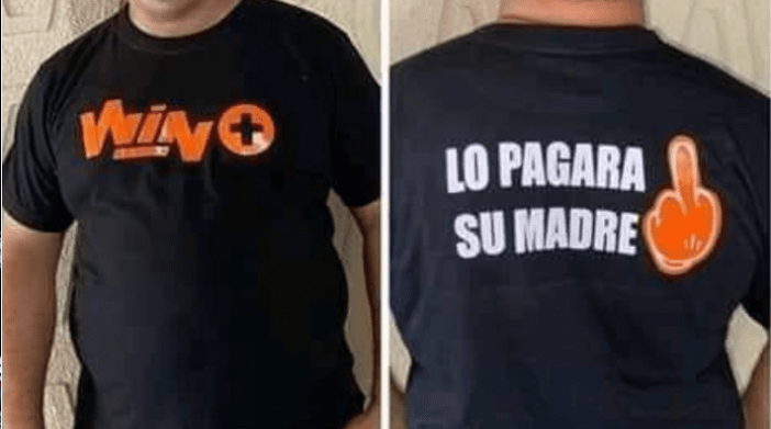 Se ahonda la polémica, sacan camiseta en contra del canal Win+ para que los hinchas la lleven al estadio