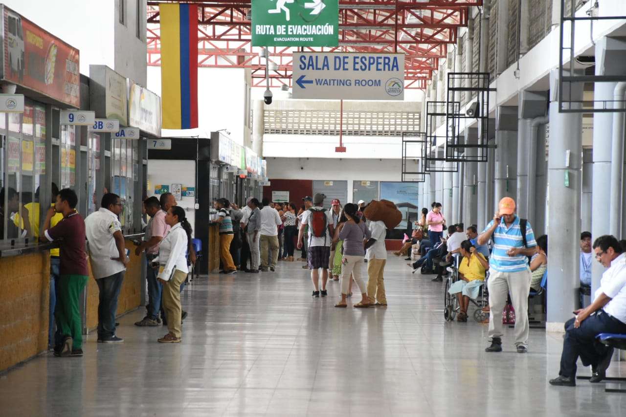 ¿Paro armado ha creado zozobra? Disminuyó flujo de pasajeros en la Terminal de Transporte de Montería