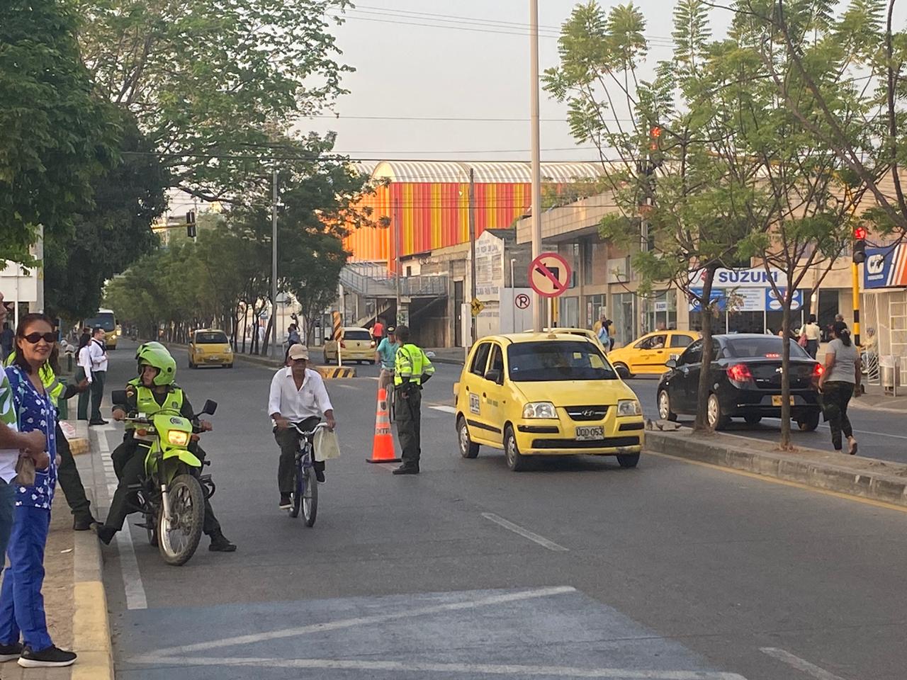 Policía da balance positivo sobre el Día Sin Carro en Montería