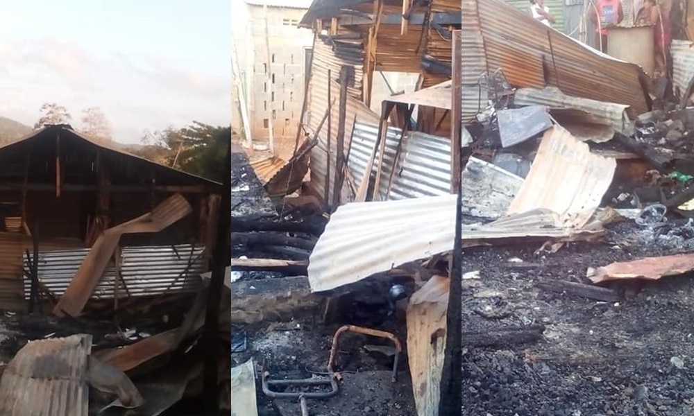 Qué tragedia, voraz incendio consumió dos viviendas en Lorica
