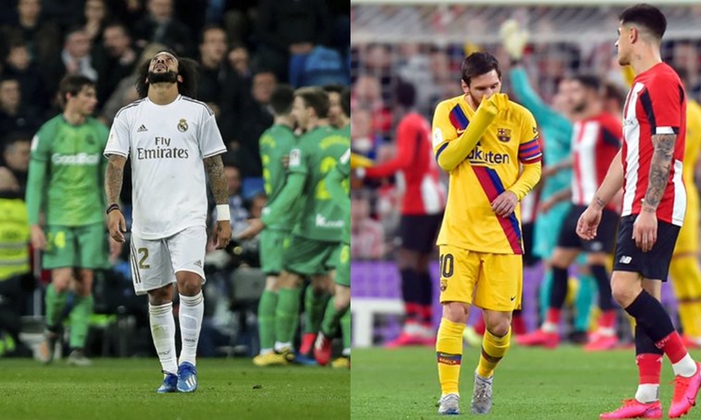 Batacazo en España, Real Madrid y Barcelona eliminados de la Copa del Rey
