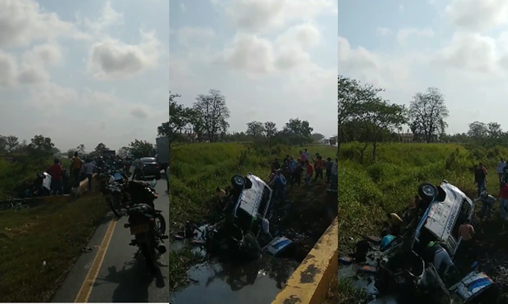 Al menos 20 heridos deja aparatoso accidente de tránsito en la vía Cereté – Ciénaga de Oro