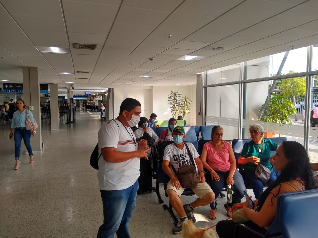 Coronavirus: Conozca los controles que se toman en el Aeropuerto Los Garzones y la Terminal de Transportes de Montería