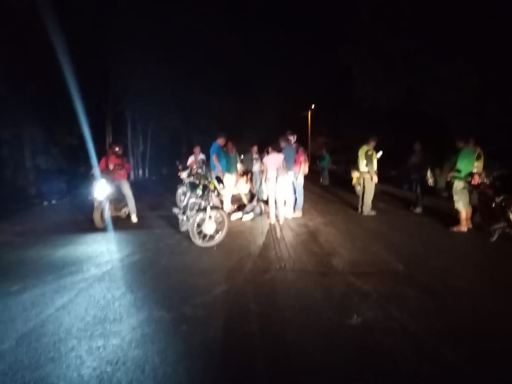 Accidente de tránsito en la vía San Pelayo – Cereté dejó a una persona herida