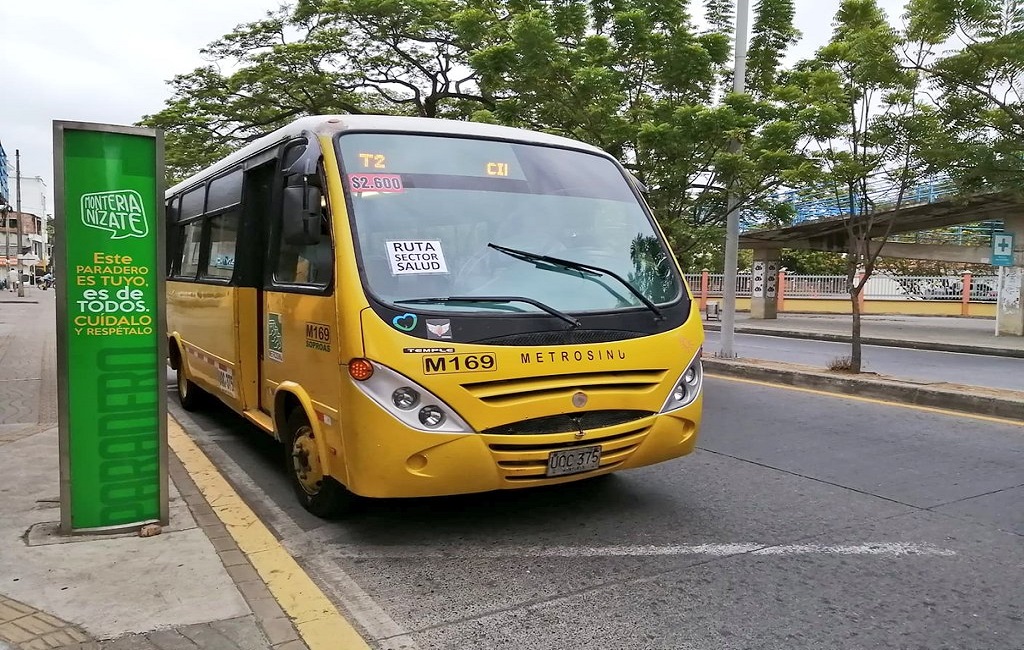 Ya está en funcionamiento la ruta especial de Metrosinú para el sector salud