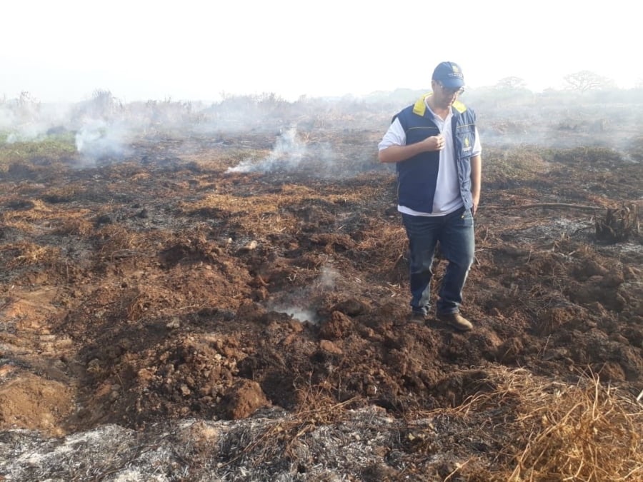 Incendio en Ciénaga de Corralito fue controlado en un 100 por ciento