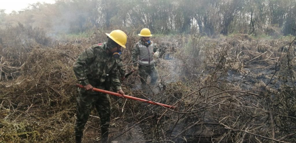 Estarían saboteando extinción de fuego en Ciénaga de Corralito