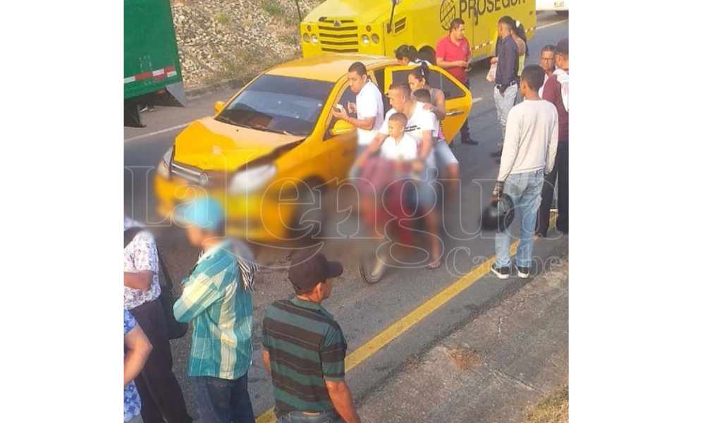 Violento choque dejó una estudiante herida en la vía Cereté – Ciénaga de Oro