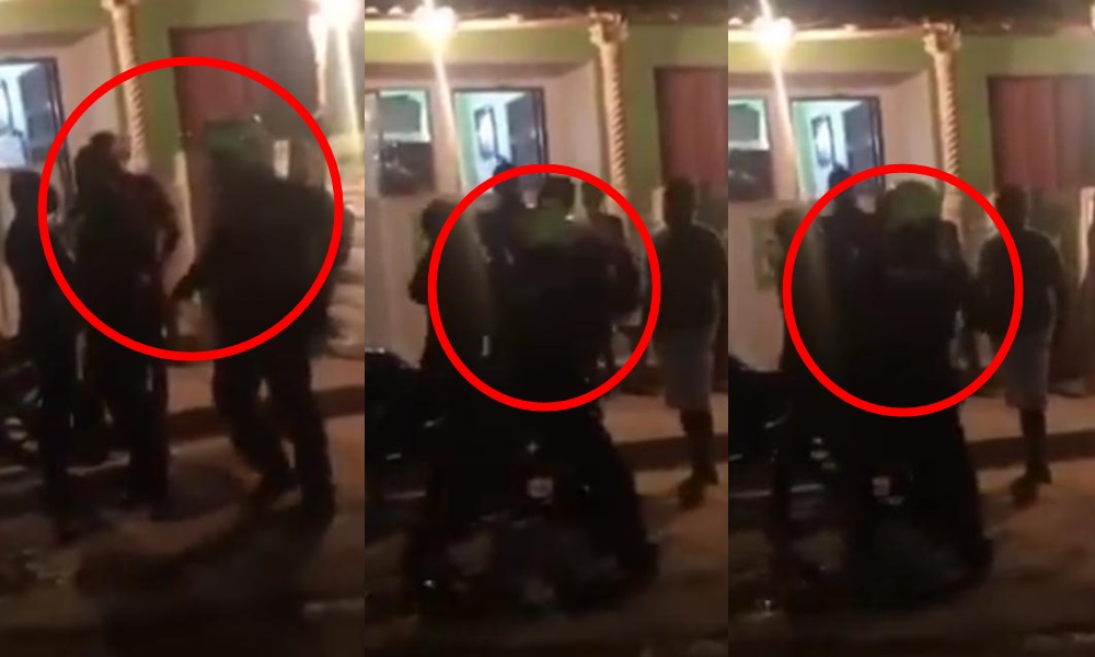 A trompadas: así agredió físicamente un policía a ciudadano en Sincelejo