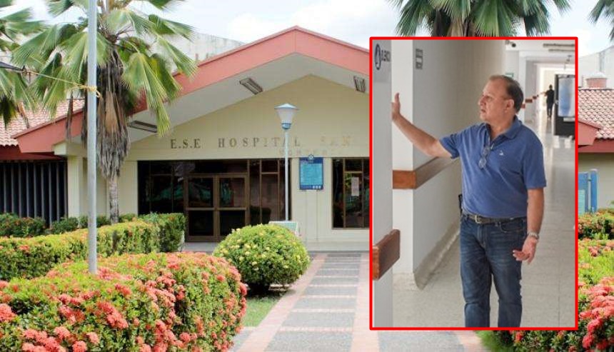 Rubén Trejos, agente interventor del Hospital San Jerónimo de Montería, fue aislado y se le practicará prueba de Covid-19