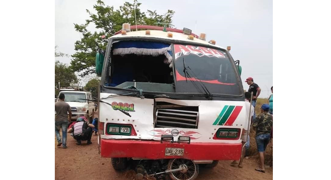 Dos hombres murieron en trágico accidente de tránsito en Puerto Libertador