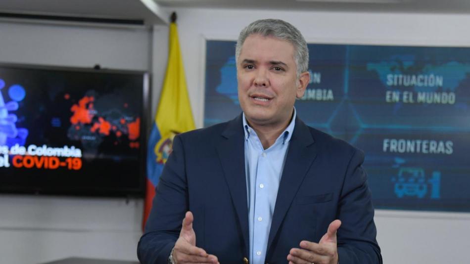 Colombia no retomará vida social después del 27 de abril: Duque