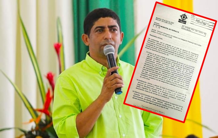 Por corrupción tiembla el alcalde de Tierralta ‘El Mocho’ Montero