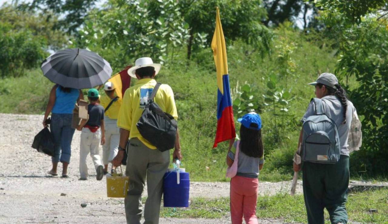 Más de 10 mil personas han sido desplazadas en Colombia durante el primer trimestre del año: ONU