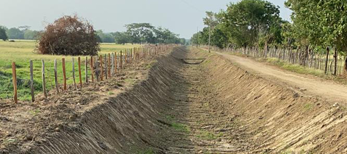 Agencia de Desarrollo Rural y la Alcaldía de San Pelayo realizan obras de intervención que hace más de 20 años necesitaba el municipio