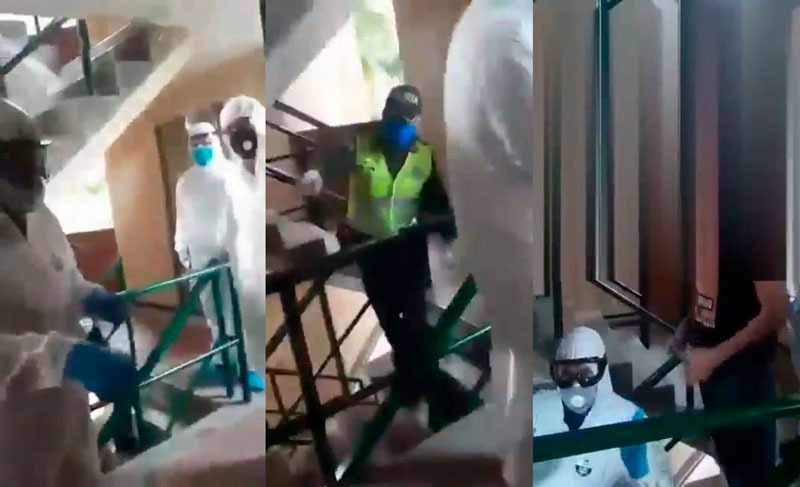 En video, alcalde de Cali fue hasta la casa de hombre con Covid-19 que violó el aislamiento