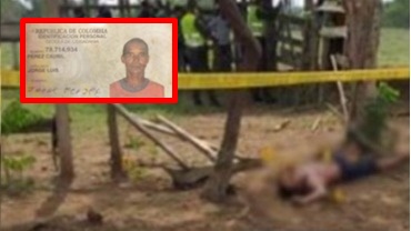 A Jorge Luis lo asesinaron en zona rural de Montería y lo fueron a llorar dos esposas