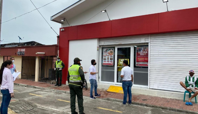 Autoridades cerraron otros 13 establecimientos en Montería por incumplimiento de protocolo