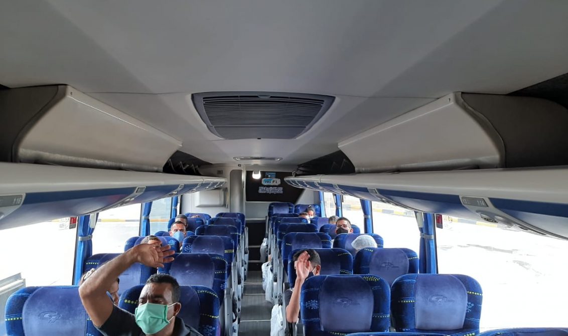 Primer viaje de bus humanitario: 21 pasajeros salieron de Montería hacia Bogotá