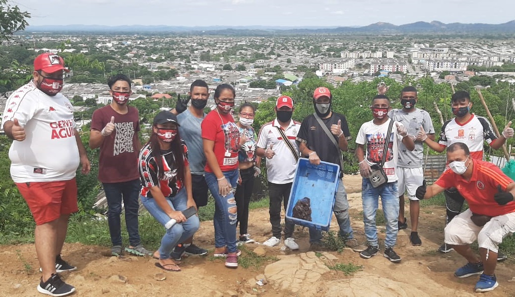 Qué gesto, barristas del América entregaron más de 400 almuerzos a la población vulnerable de Montería