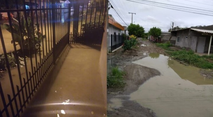 Vuelve y juega, lluvias causan estragos en la Margen Izquierda en Montería