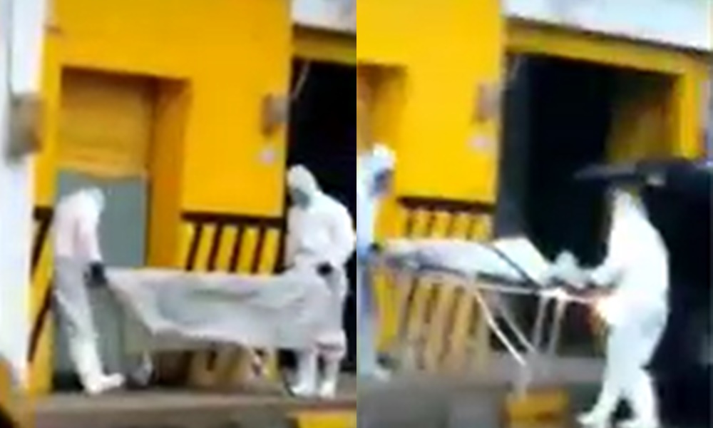 En video, denuncian que morgue clandestina opera en el parqueadero de una clínica en Montería